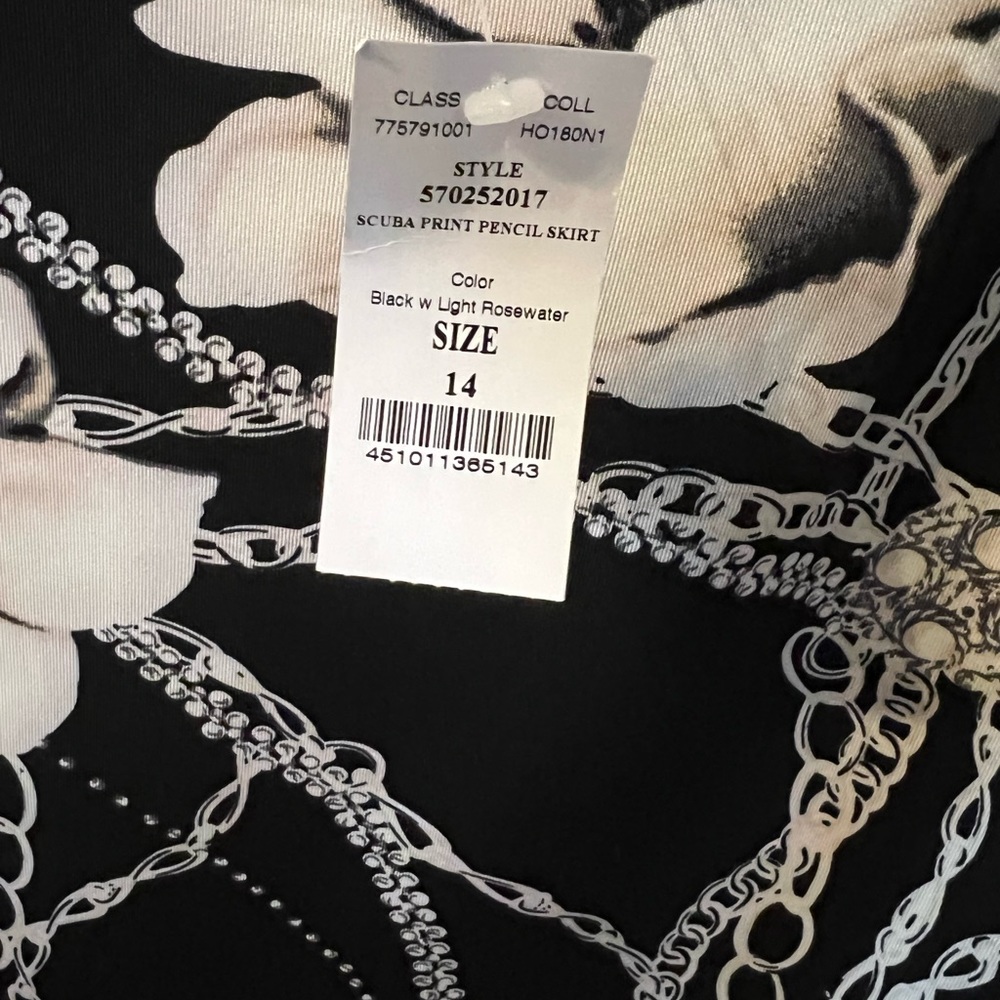 Black pencil skirt from White House Black Market. New with tags.